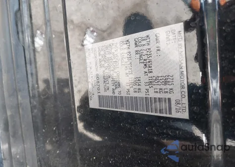 2017 Nissan Pathfinder S z USA, uszkodzony, nr VIN 5N1DR2MN2HC608701